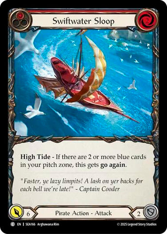 Swiftwater Sloop (Red) [SEA166] (High Seas)