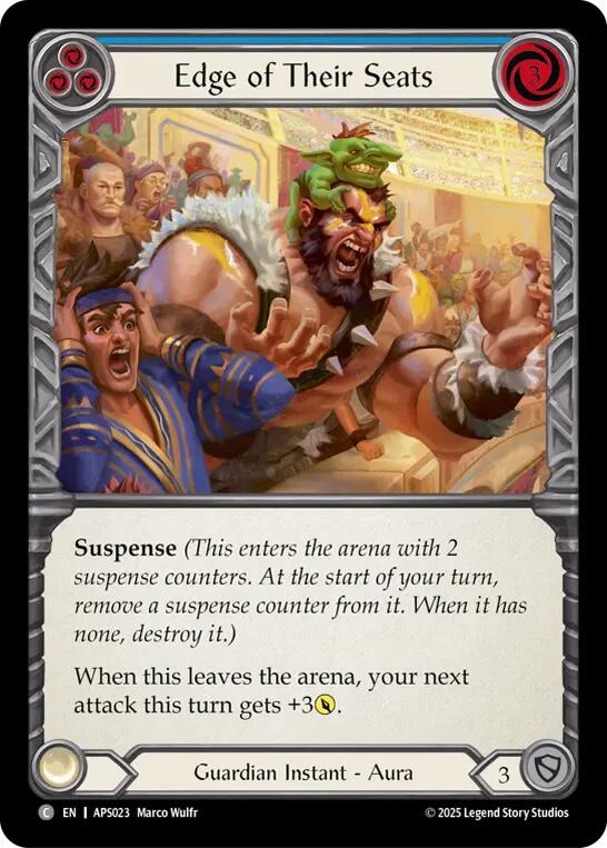 Edge of Their Seats (Blue) [APS023] (Armory Deck: Pleiades)