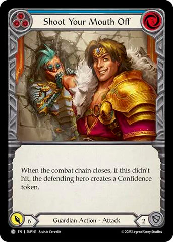 Shoot Your Mouth Off (Blue) [SUP191] (Super Slam)  Rainbow Foil