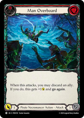 Man Overboard (Red) (Regular) [PEN159] (Compendium of Rathe)