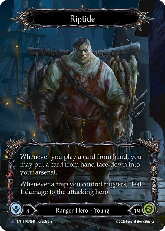 Riptide (Marvel) [PEN341] (Compendium of Rathe)  Cold Foil