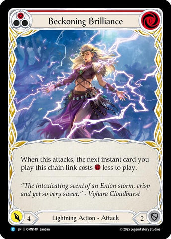 Beckoning Brilliance [OMN148] (Omens of the Third Age)  Rainbow Foil