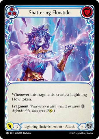Shattering Flowtide (Blue) [OMN026] (Omens of the Third Age)