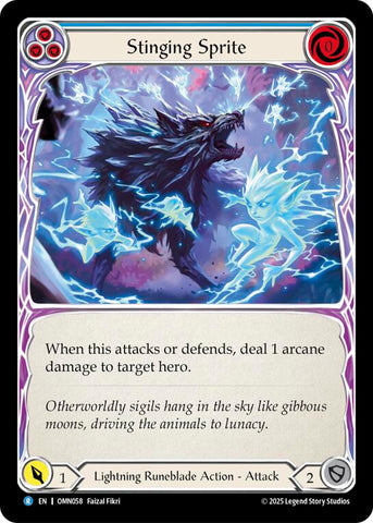 Stinging Sprite (Blue) [OMN058] (Omens of the Third Age)