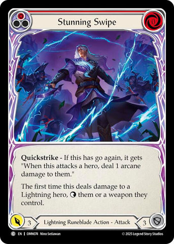 Stunning Swipe (Red) [OMN074] (Omens of the Third Age)