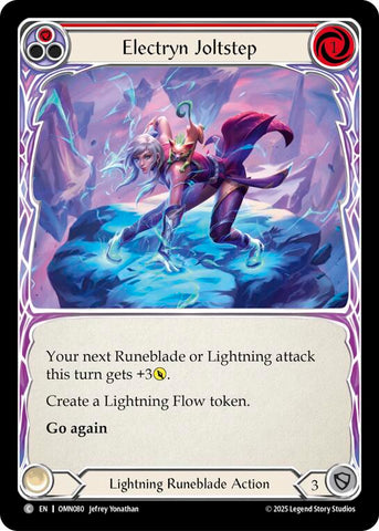 Electryn Joltstep (Red) [OMN080] (Omens of the Third Age)