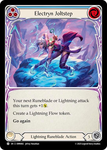 Electryn Joltstep (Blue) [OMN082] (Omens of the Third Age)  Rainbow Foil
