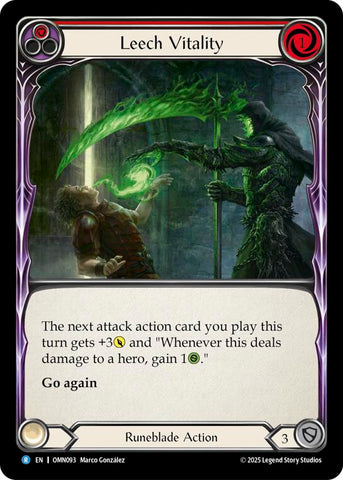 Leech Vitality (Red) [OMN093] (Omens of the Third Age)