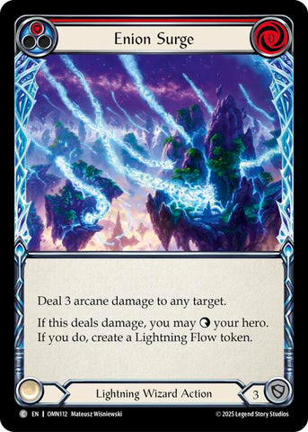Enion Surge (Red) [OMN112] (Omens of the Third Age)