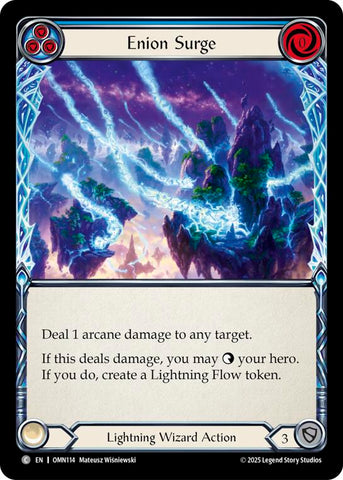 Enion Surge (Blue) [OMN114] (Omens of the Third Age)