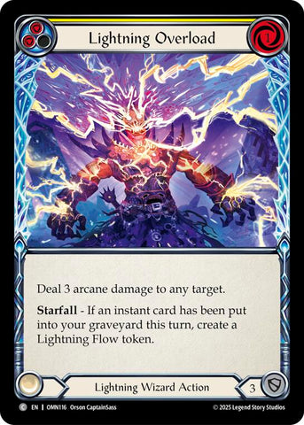 Lightning Overload (Yellow) [OMN116] (Omens of the Third Age)