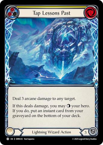 Tap Lessons Past (Yellow) [OMN125] (Omens of the Third Age)  Rainbow Foil