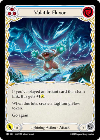 Volatile Fluxor (Blue) [OMN180] (Omens of the Third Age)