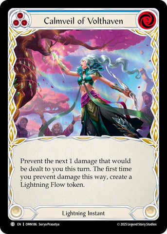 Calmveil Of Volthaven (Blue) [OMN186] (Omens of the Third Age)