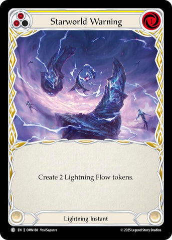 Starworld Warning (Yellow) [OMN188] (Omens of the Third Age)