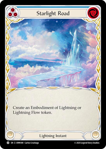 Starlight Road (Blue) [OMN189] (Omens of the Third Age)  Rainbow Foil