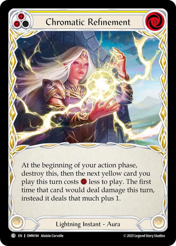 Chromatic Refinement (Yellow) [OMN194] (Omens of the Third Age)