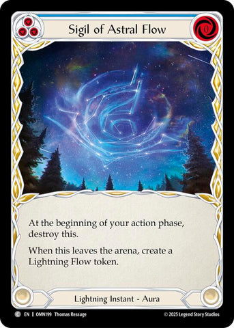 Sigil Of Astral Flow (Blue) [OMN199] (Omens of the Third Age)
