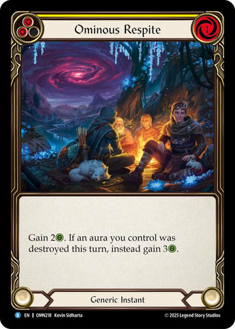 Ominous Respite (Yellow) [OMN218] (Omens of the Third Age)