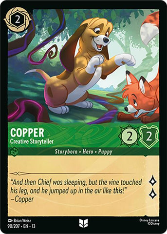 Copper - Creative Storyteller (90/207) [Attack of the Vine!]