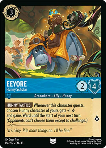 Eeyore - Hunny Scholar (164/207) [Attack of the Vine!]