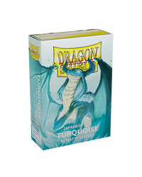 Dragon Shield: Japanese Size 60ct Sleeves - Turquoise (Matte)